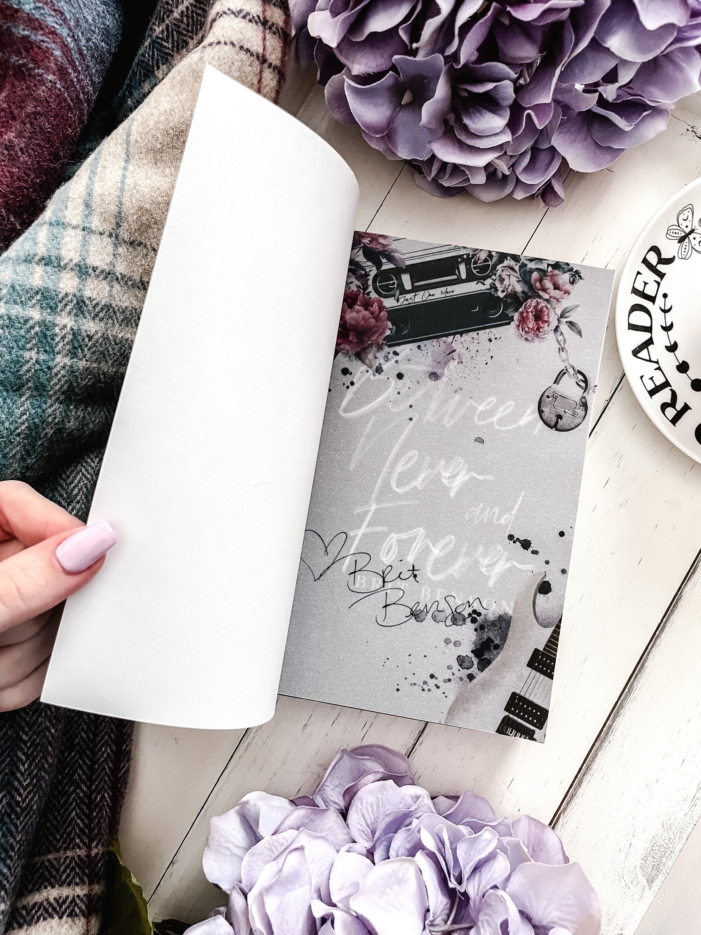 Brit Benson-Hometown Heartless  Novel Note-Digitally Signed Overlay Print