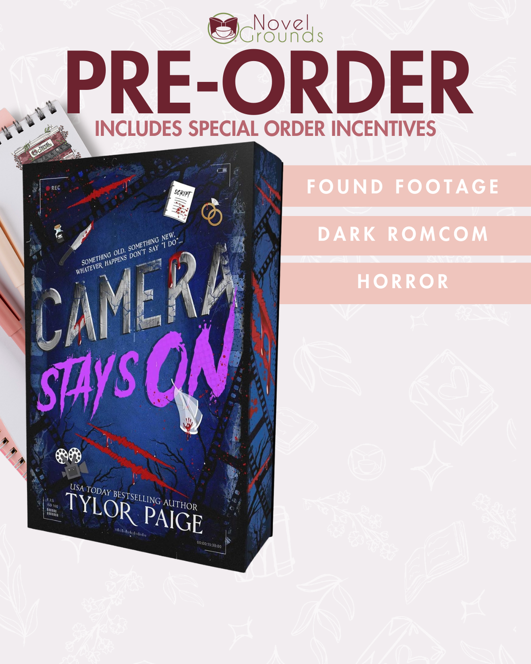 Pre-Order: Camera Stays On: A Dark Slasher Romance