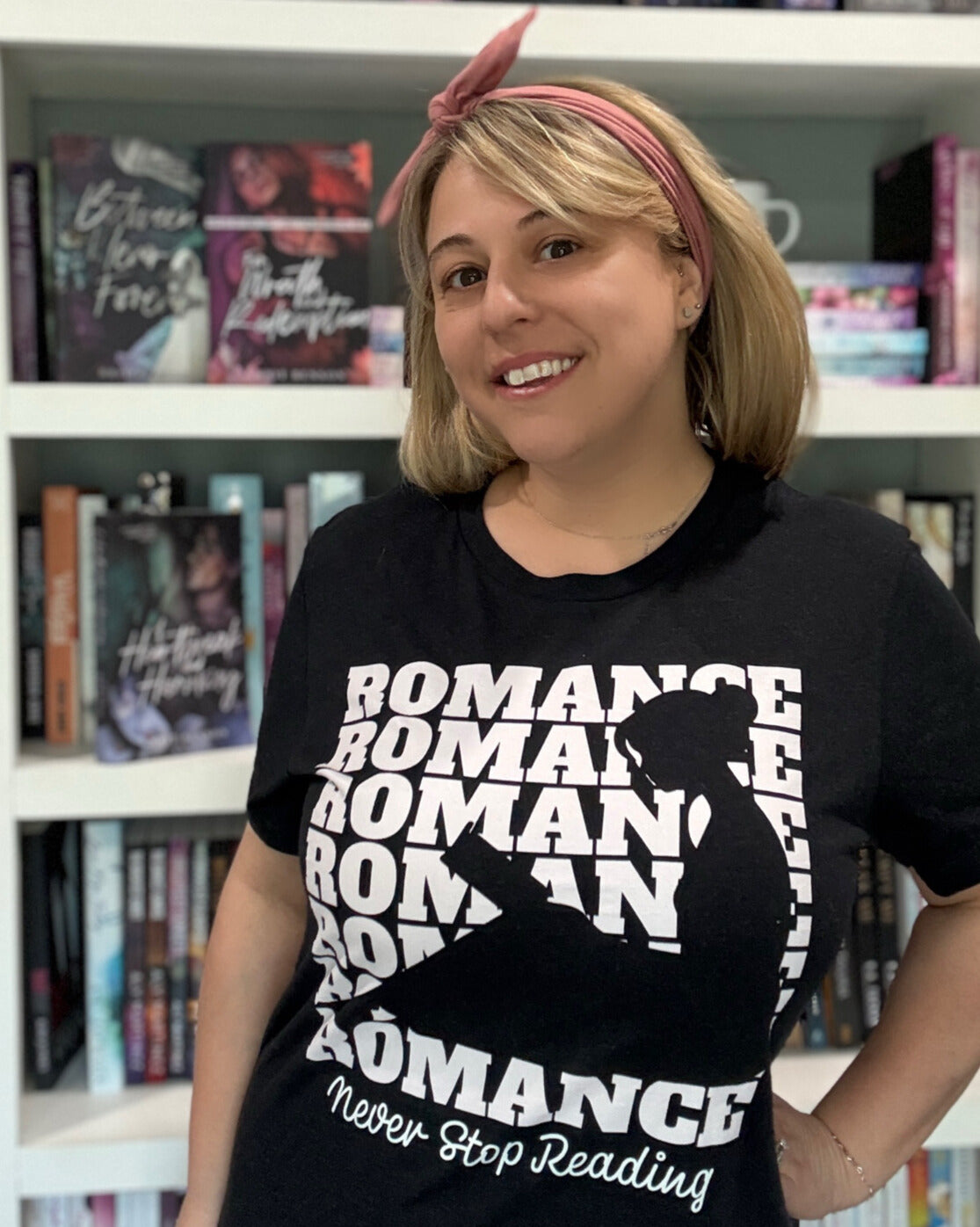 Romance Reader Repeat Unisex T-Shirt – Novel Grounds Romance Reader Repeat Unisex T-Shirt – Novel Grounds