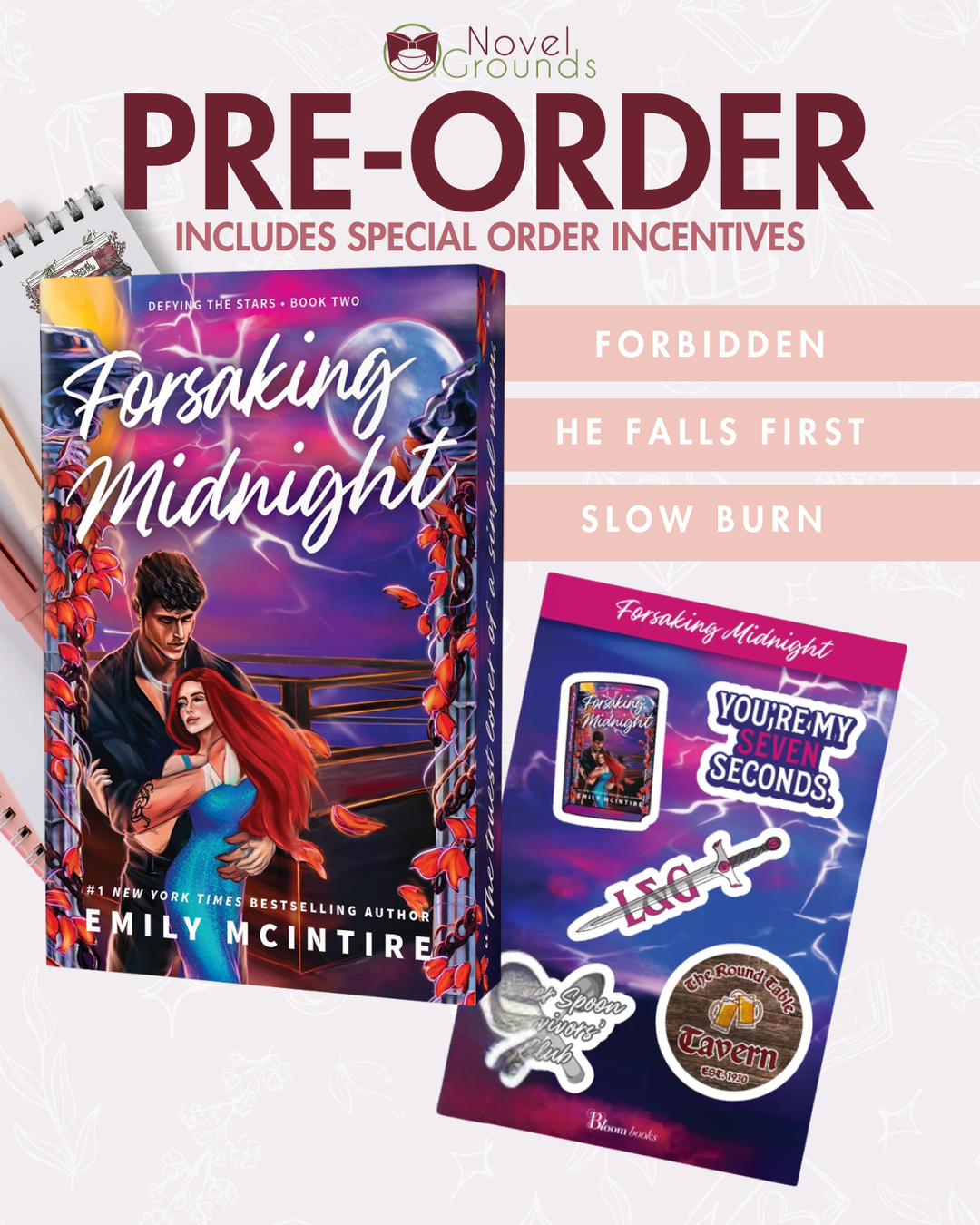 Pre-Order: Forsaking Midnight (Deluxe Edition) (Defying the Stars, 2)