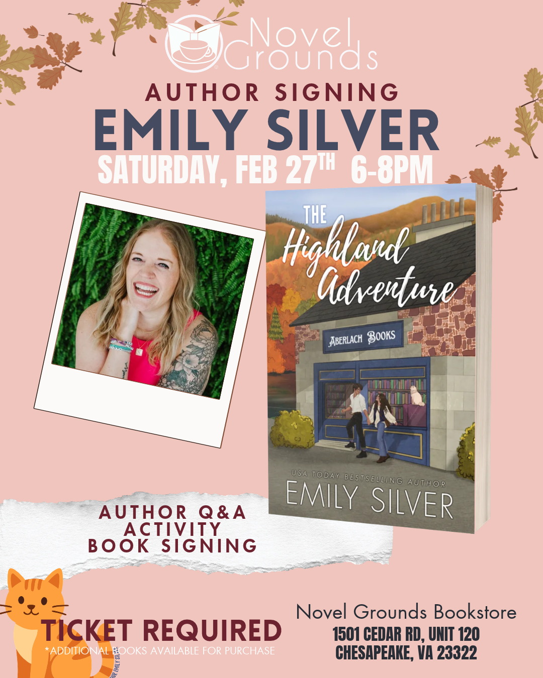 Author Signing: Emily Silver 2.27.27