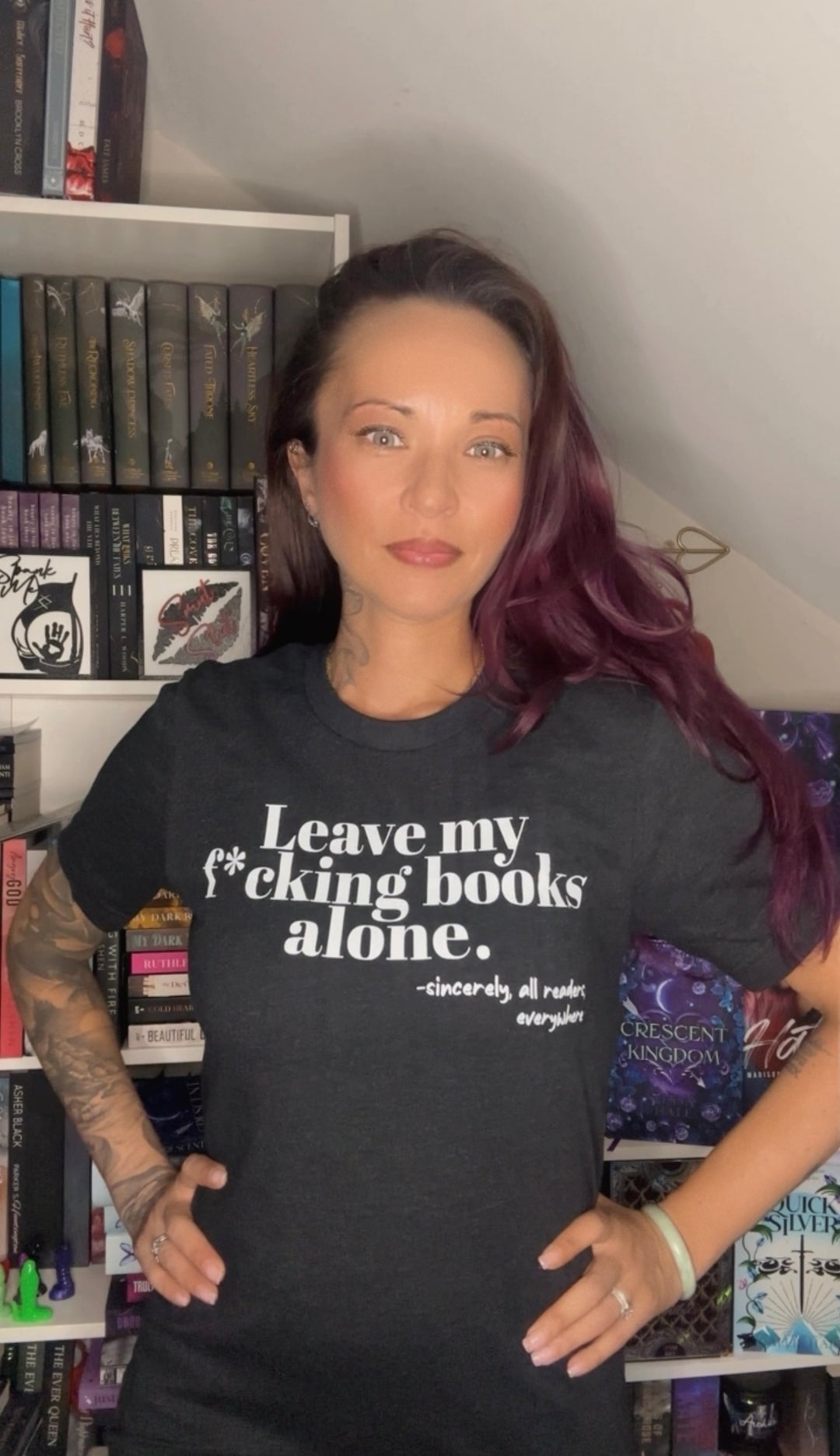 Leave My F*cking Books Alone Unisex T-Shirt