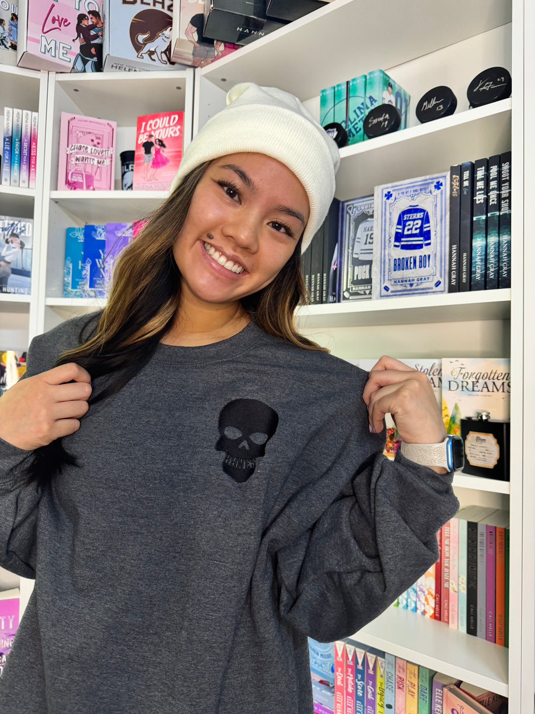 Bones Embroidered Unisex Sweatshirt