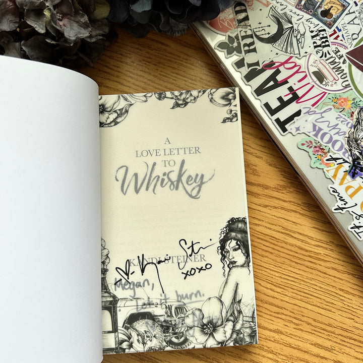 Kandi Steiner - A Love Letter To Whiskey Novel Notes™ - Digitally Signed Overlay Print
