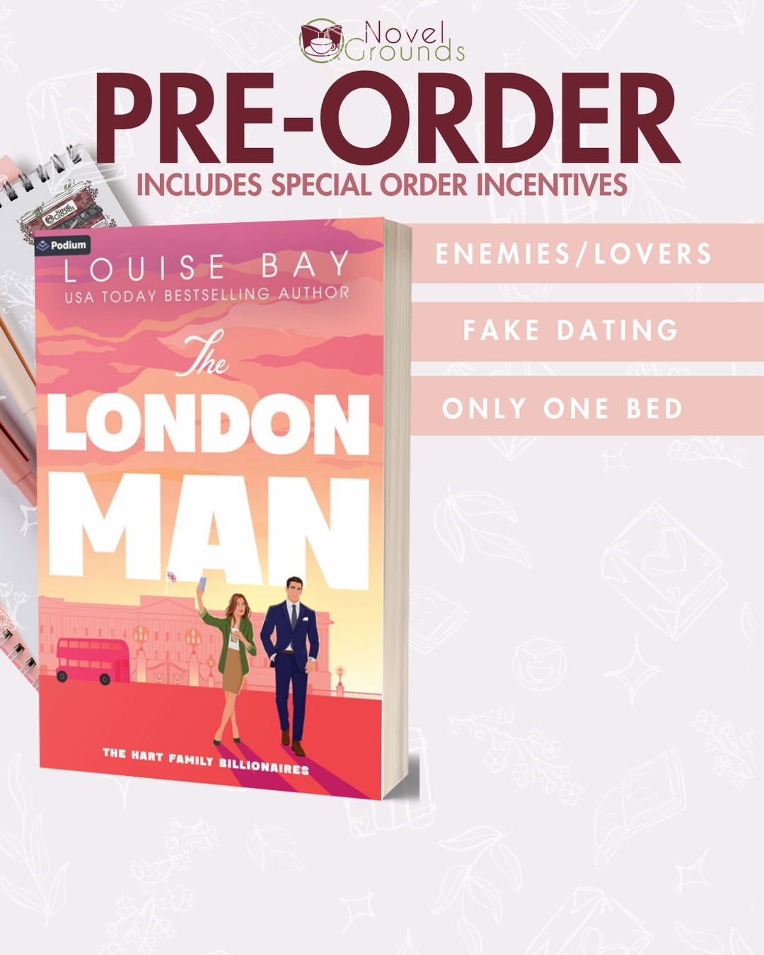 Pre-Order:  The London Man: A British Billionaire Romance (The Hart Family Billionaires, 1)