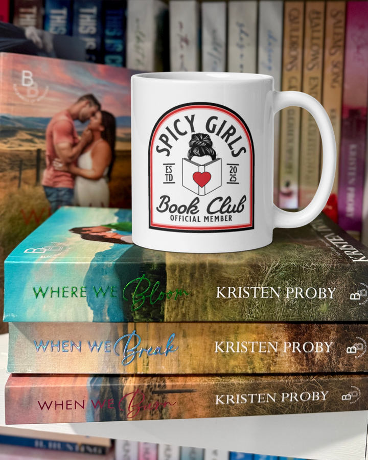 Spicy Reads Book Club White Glossy Mug