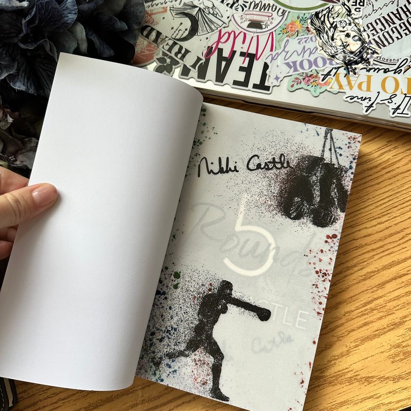Nikki Castle- The Fight Game Novel Note-Digitally Signed Overlay Print