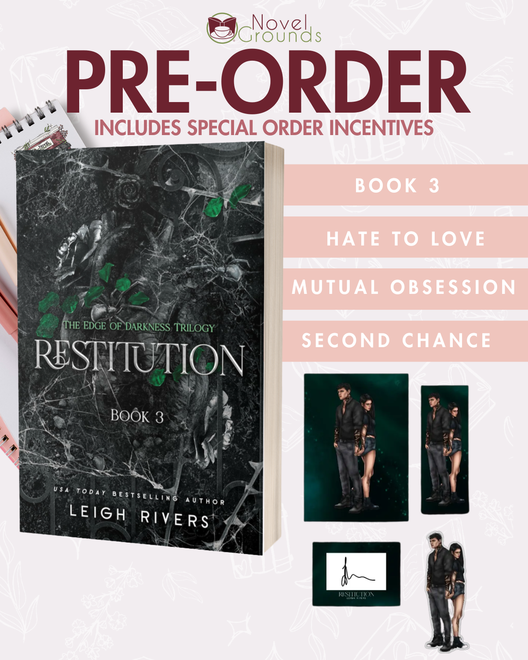 Pre-Order: Restitution: Edge of Darkness, Book 3