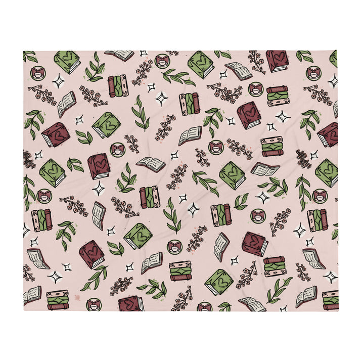 Novel Grounds Doodle Throw Blanket