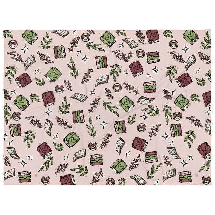 Novel Grounds Doodle Throw Blanket