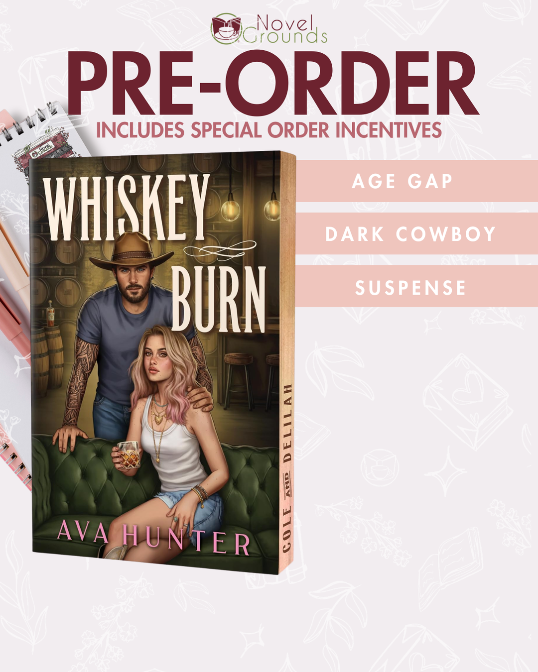 Pre-Order: Whiskey Burn (Deluxe Edition) (The Weston Brothers, 1)