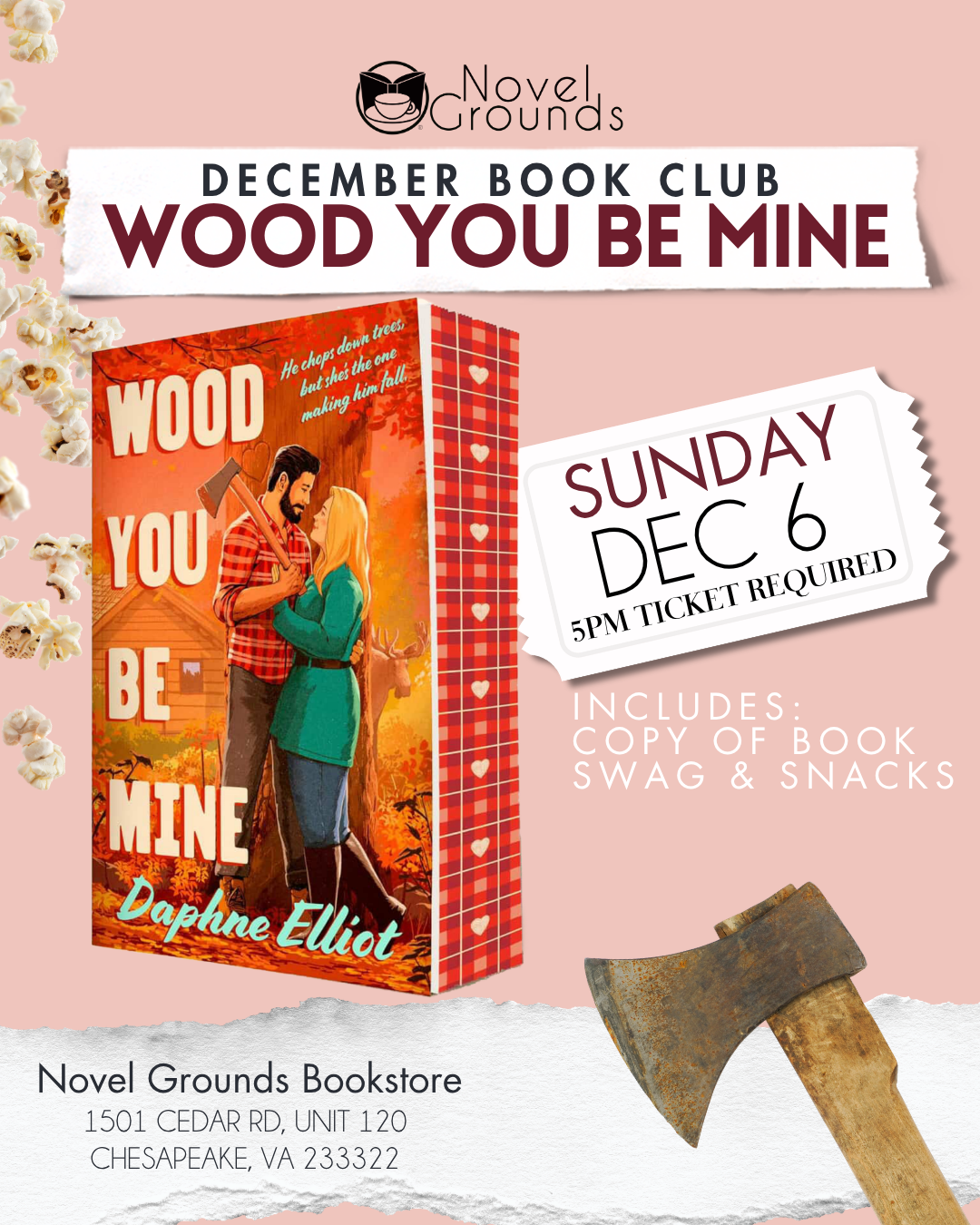 Book Club: Wood You Be Mine 12/6