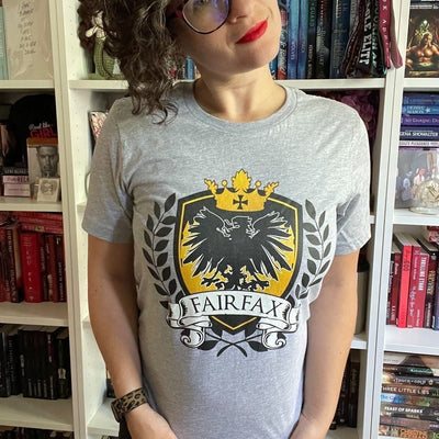 Alexandra Silva - Virtues and Lies Crest Unisex t-shirt - Novel Grounds