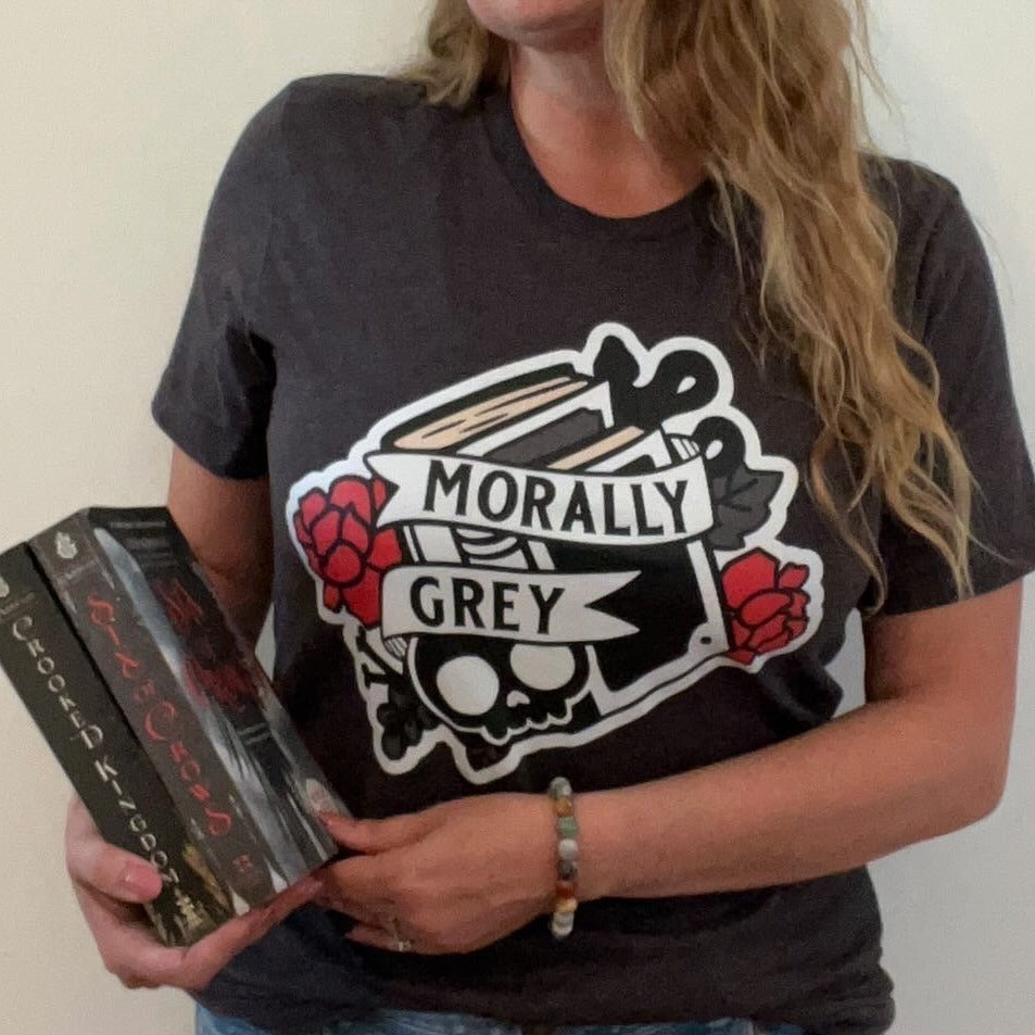 Morally Grey Unisex t-shirt - Novel Grounds