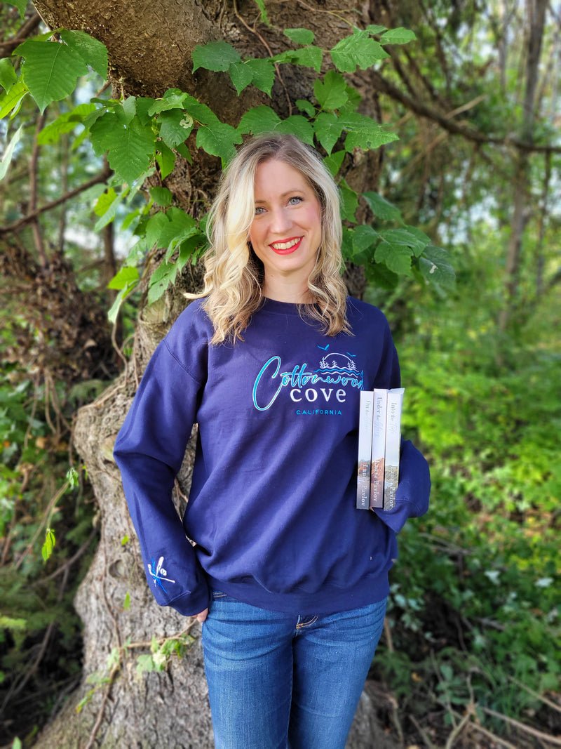 Laura Pavlov- Cottonwood Cove Embroidered Unisex Sweatshirt
