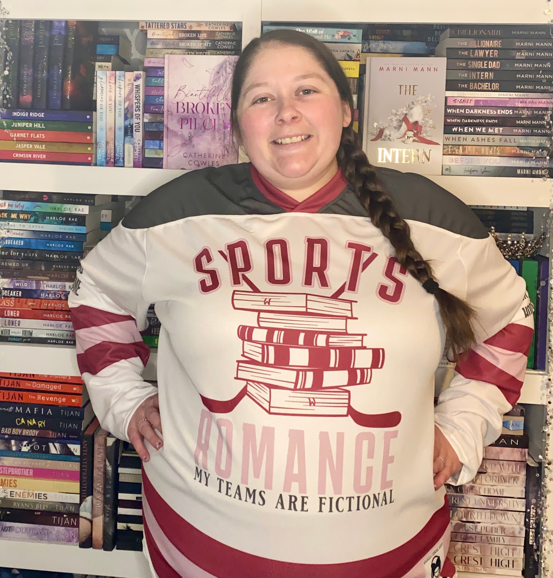 Sports Romance Reader Recycled Hockey Fan Jersey – Novel Grounds