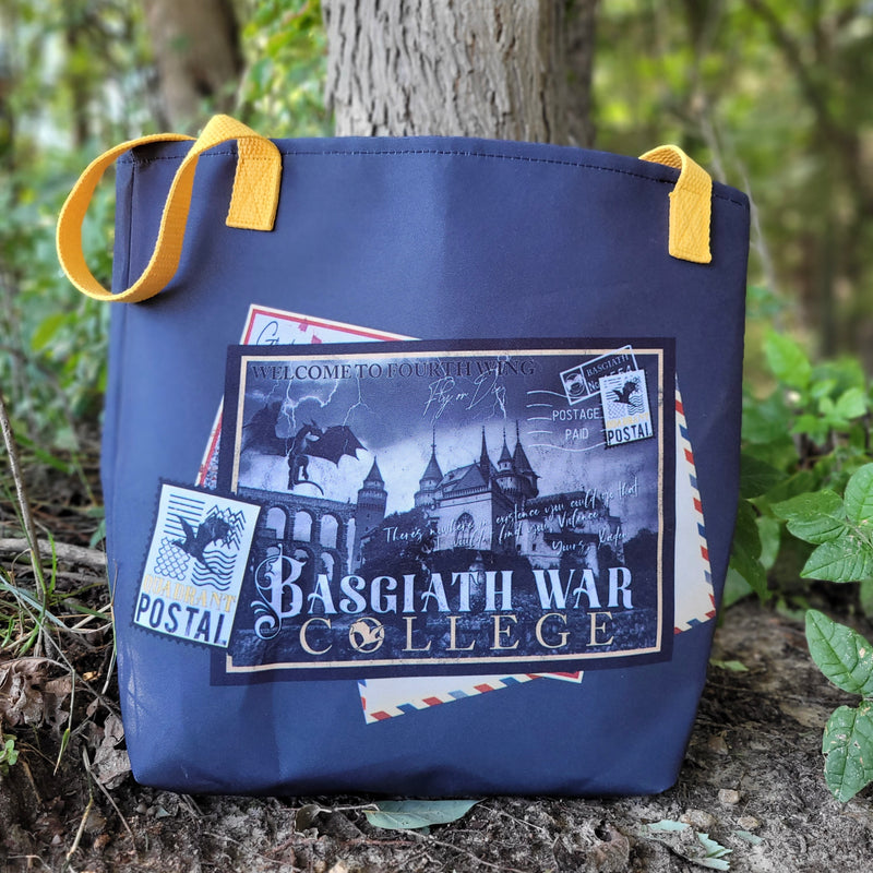Rebecca Yarros: Limited Edition Basgiath Postcard Tote bag