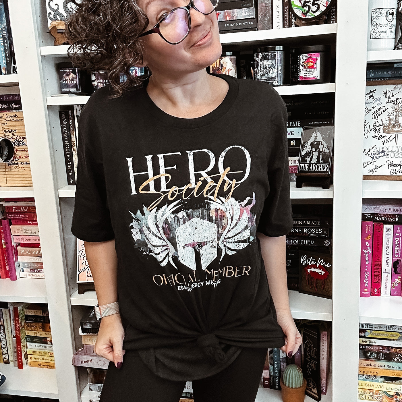 Jessica Florence: The Hero Society Unisex t-shirt