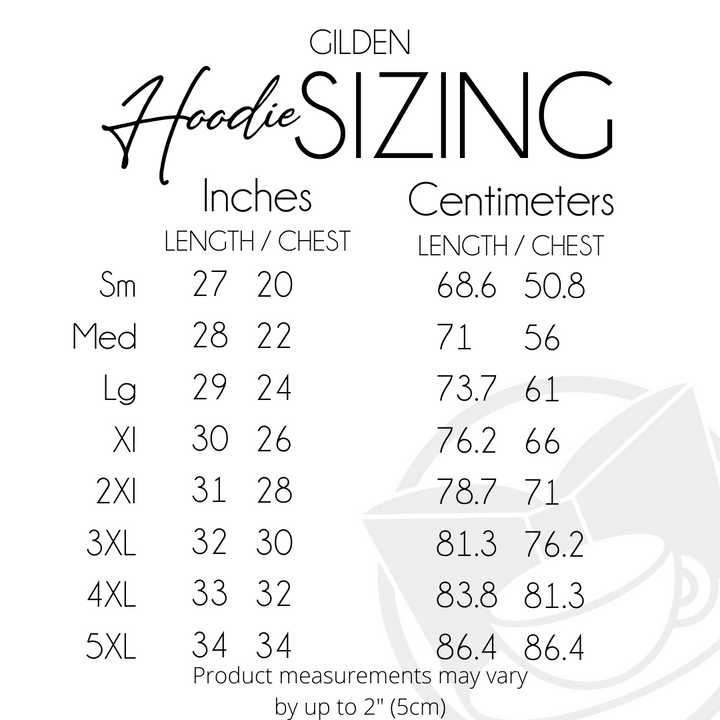 a table of measurements for a child's size