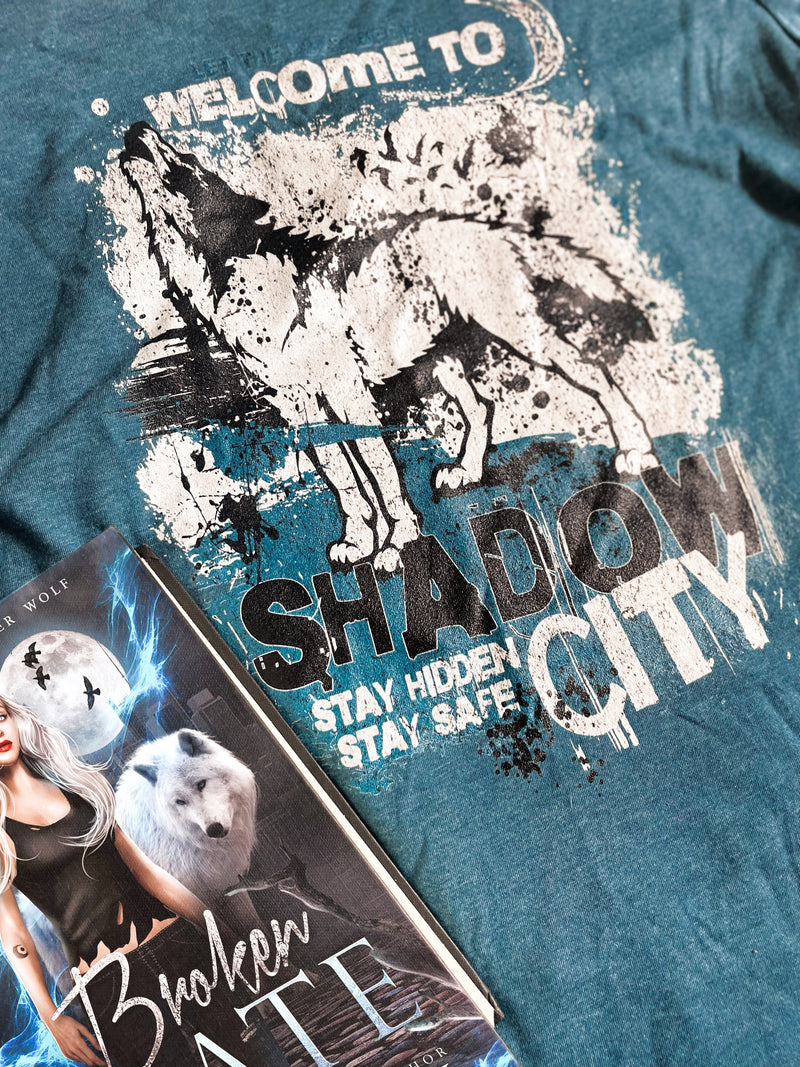 Jen L Grey- Shadow City Unisex t-shirt