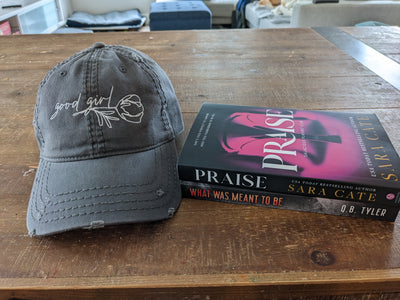 Good Girl Distressed Dad Hat - Novel Grounds
