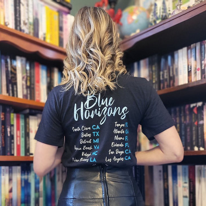 Kathryn Andrews: Blue Horizons TourShort-sleeve unisex t-shirt - Novel Grounds