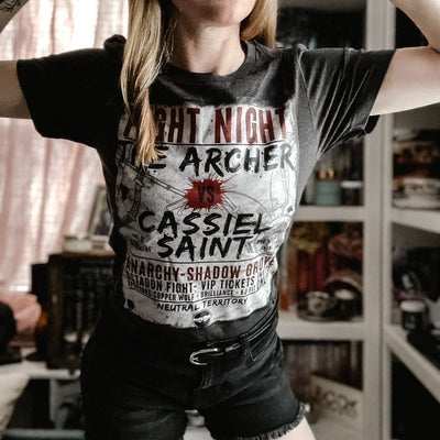 Tate James: Archer/Cas Fight Unisex T-Shirt - Novel Grounds