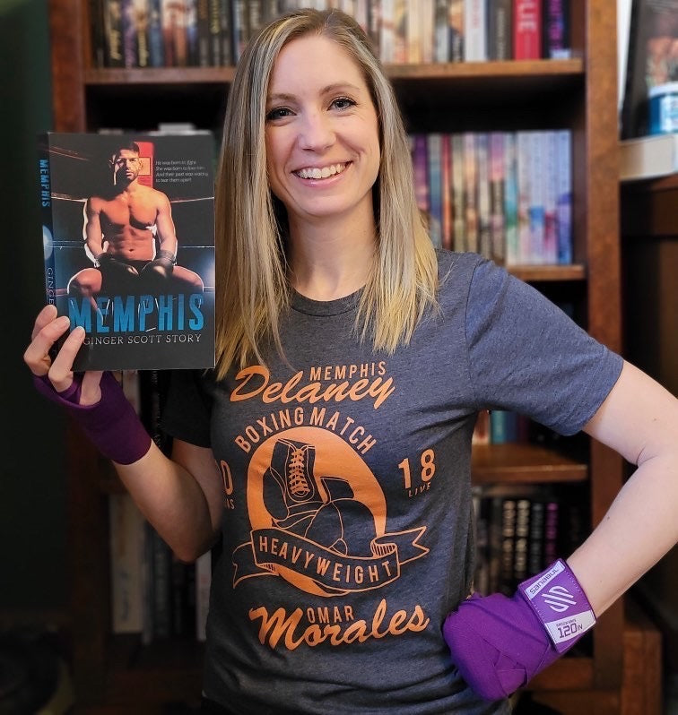 Ginger Scott: Memphis Fight Unisex T-Shirt - Novel Grounds