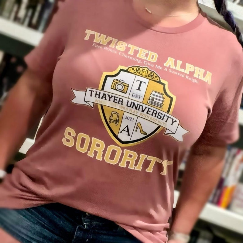 Ana Huang - Twisted University Design Unisex t-shirt - Novel Grounds