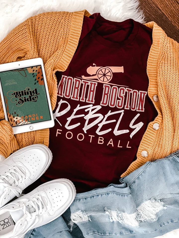 Kandi Steiner - North Boston Rebels Football Unisex t-shirt - Novel Grounds