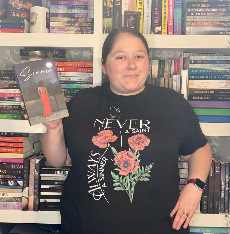 Sierra Simone: Always A Sinner Unisex t-shirt - Novel Grounds