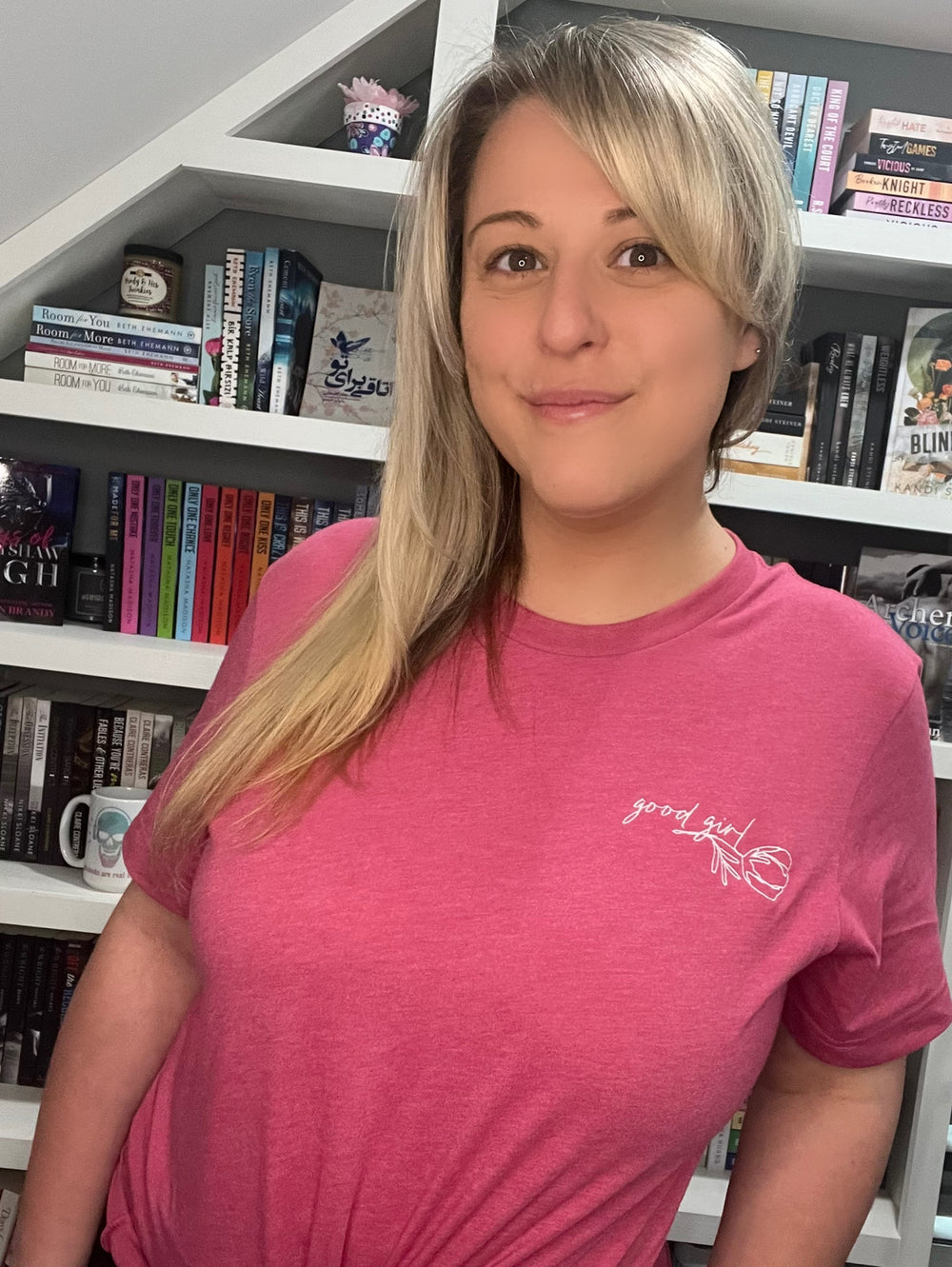 Good Girl Embroidered Unisex t-shirt - Novel Grounds