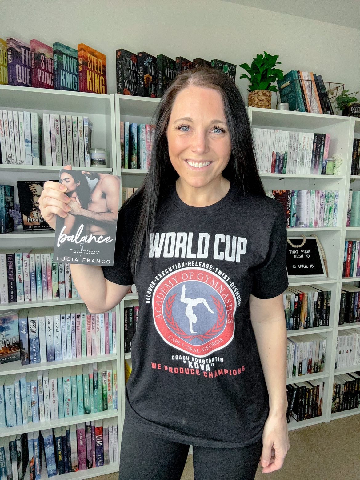 Lucia Franco- World Cup Gymnastics Unisex t-shirt - Novel Grounds