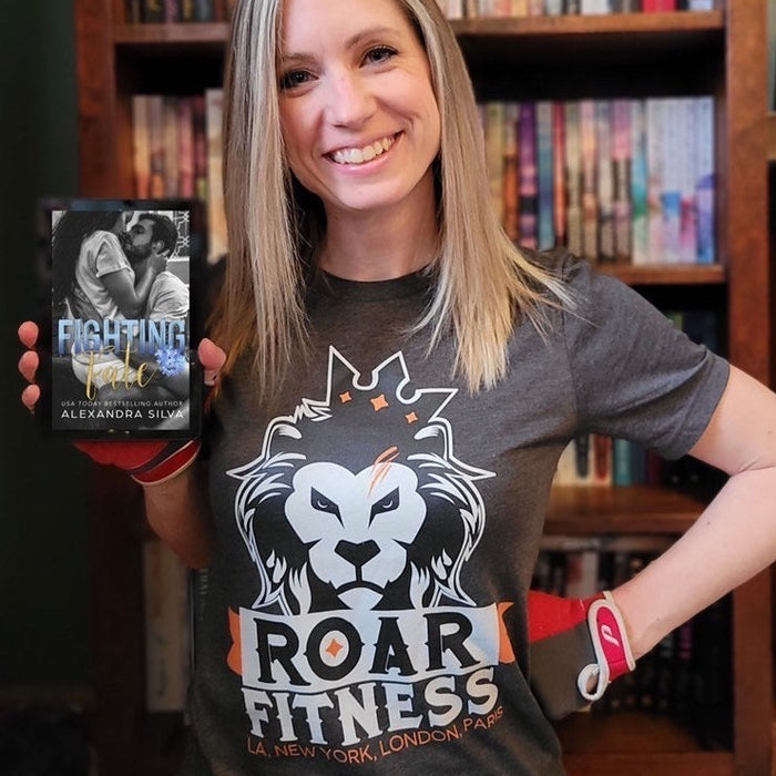 Alexandra Silva: Roar Fitness Unisex T-Shirt - Novel Grounds
