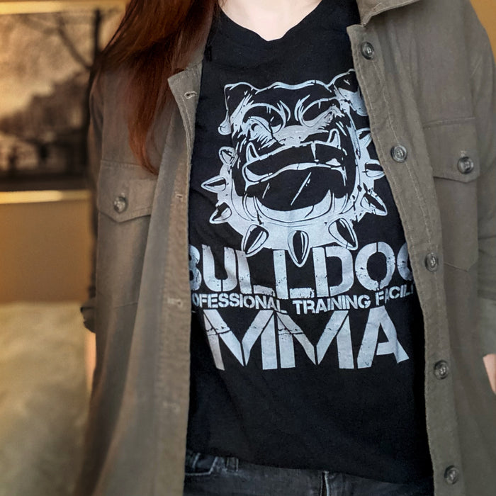 Nikki Castle: Bulldog MMA Gym Unisex T-Shirt - Novel Grounds