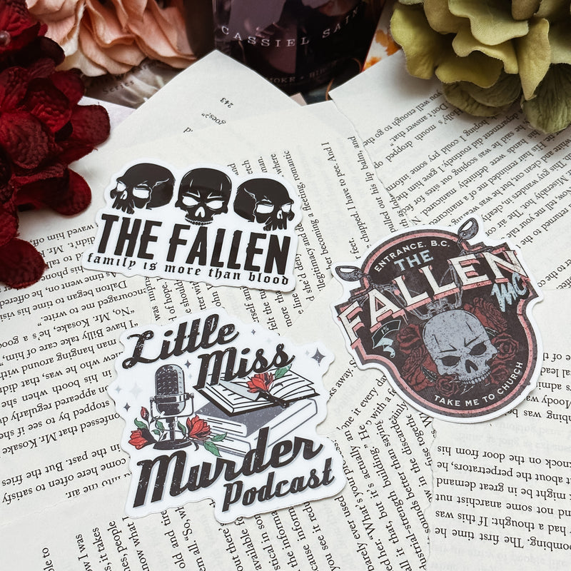 Giana Darling: The Fallen Men Sticker Pack - Novel Grounds