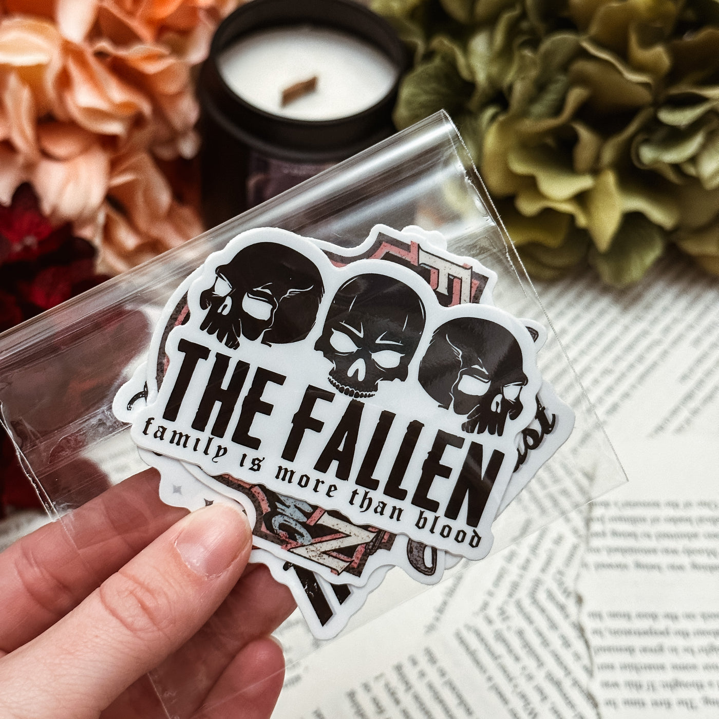 Giana Darling: The Fallen Men Sticker Pack - Novel Grounds