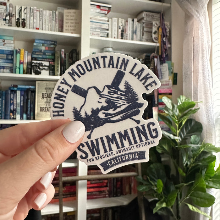 Laura Pavlov: Honey Mountain Lake Sticker - Novel Grounds