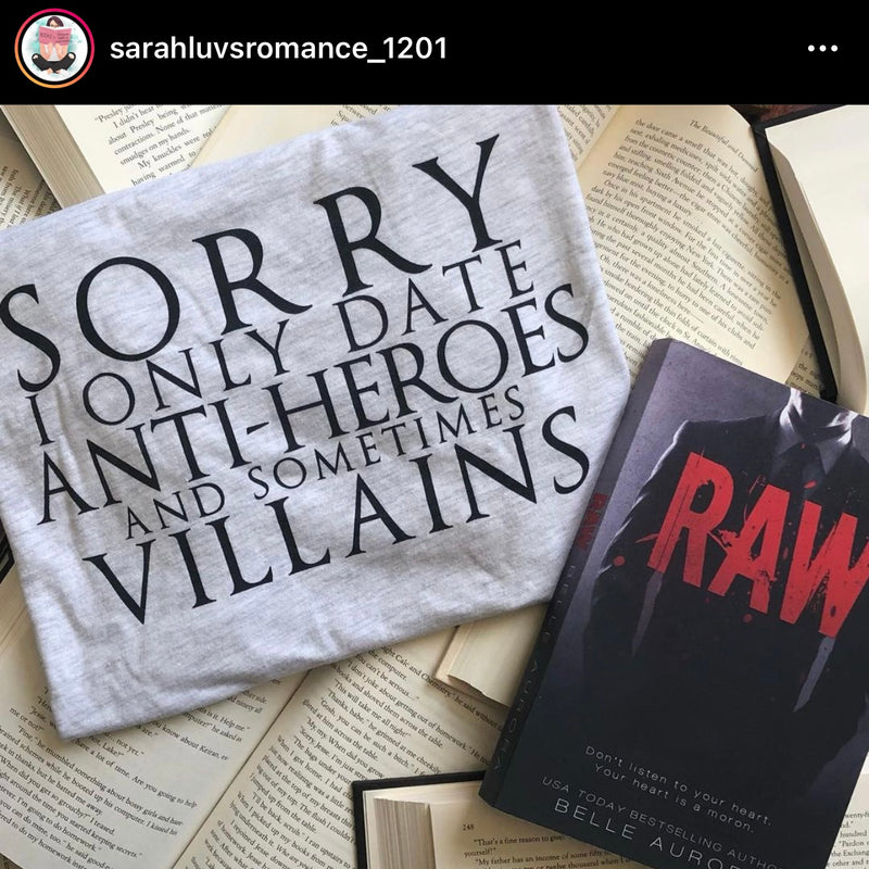 Anti-Heroes and Villains T-Shirt - Novel Grounds