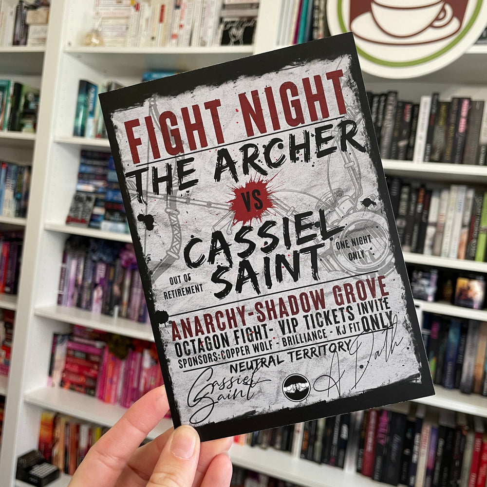 Tate James- Fight Poster Print - Novel Grounds