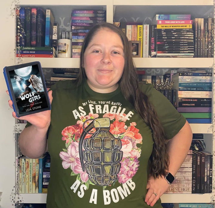 Leia Stone: As Fragile As A Bomb Unisex t-shirt - Novel Grounds