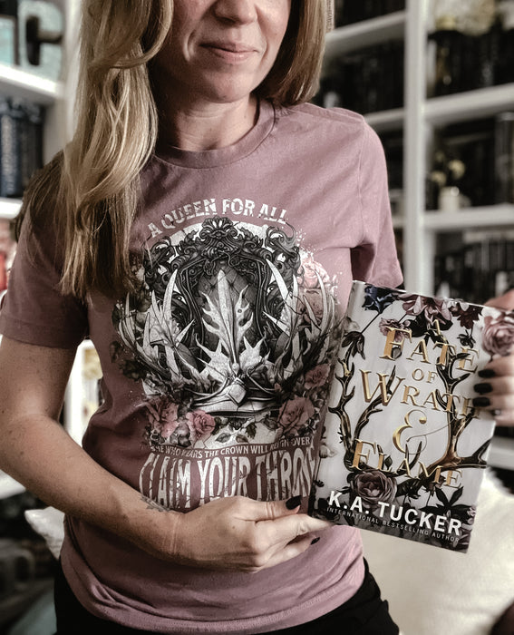 KA Tucker: Un destino de ira y llama Camiseta unisex