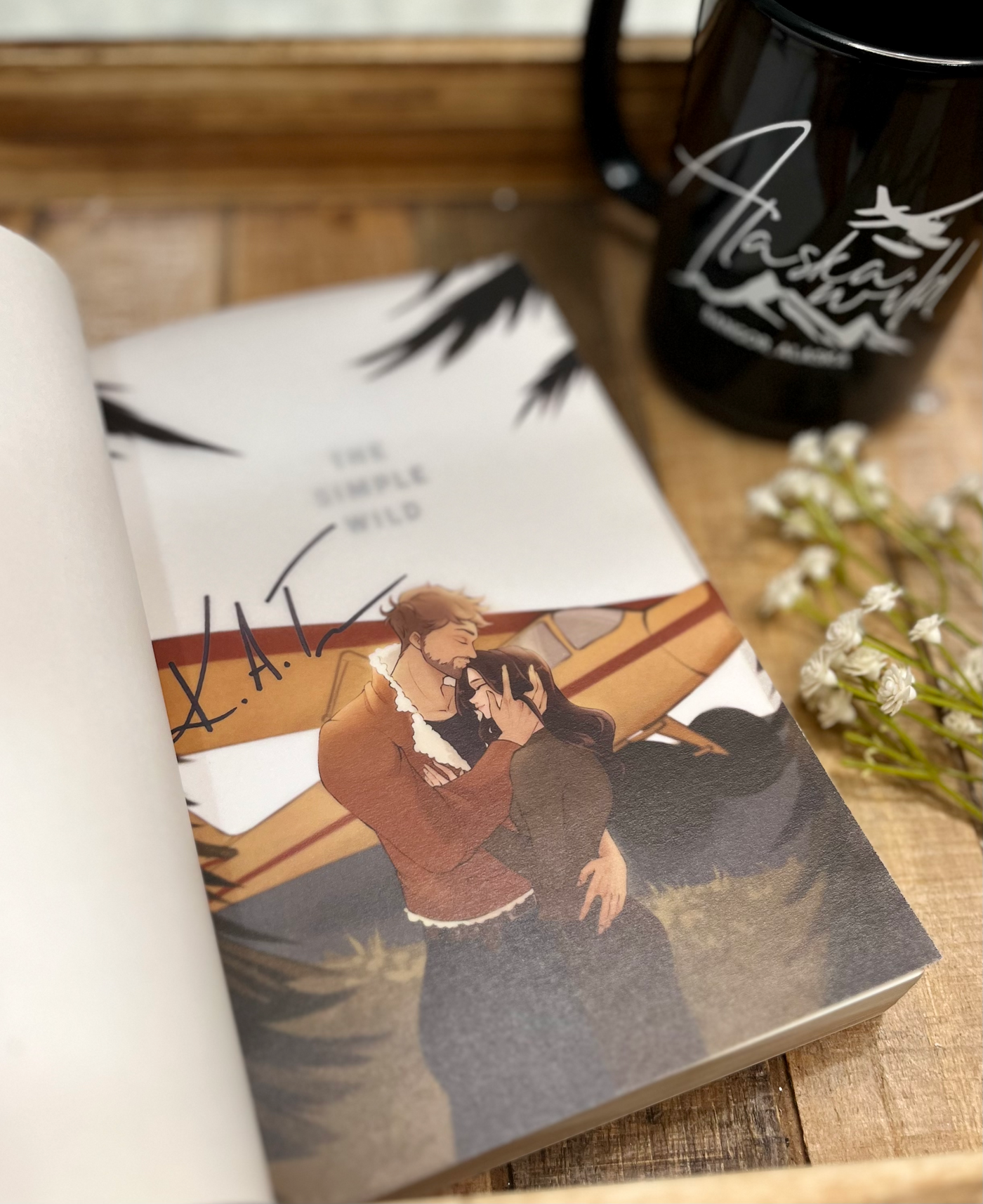 KA Tucker- The Simple Wild Novel Note-Digitally Signed Overlay Print