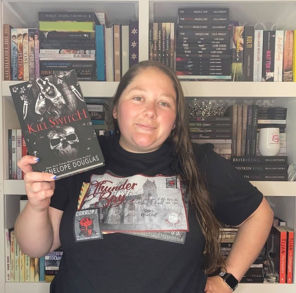 Penelope Douglas - LIMITED EDITION - Devil's Night Postcard Unisex t-shirt - Novel Grounds