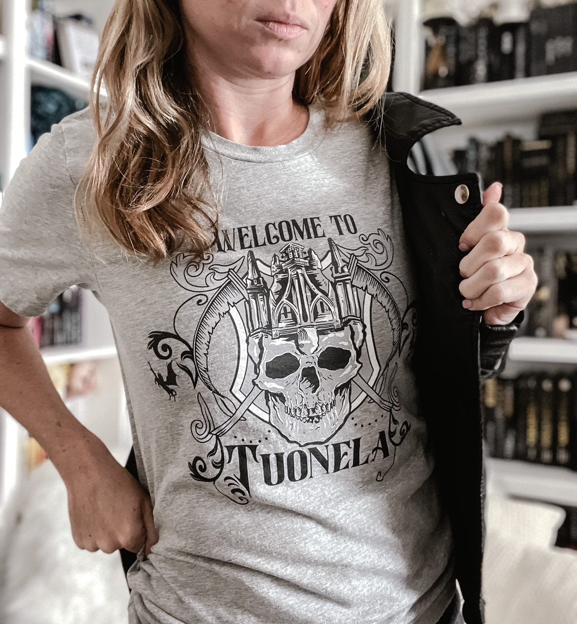 Karina Halle: Welcome to Tuonela Unisex t-shirt - Novel Grounds