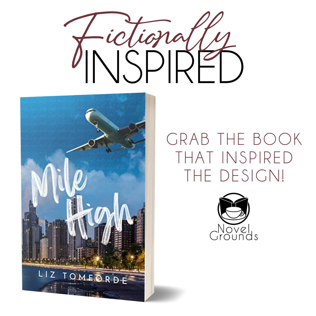 a book with a plane flying over it