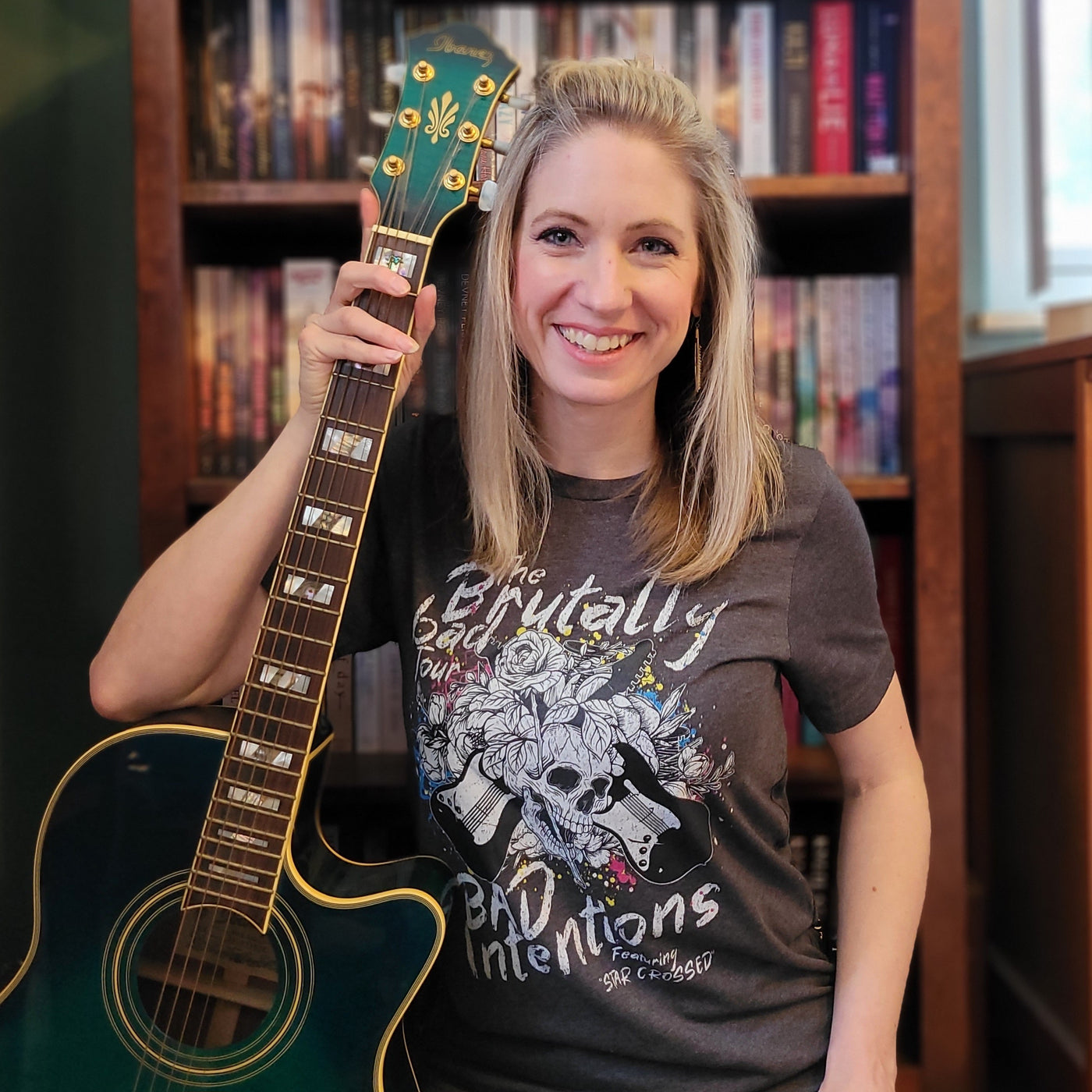 Melissa Foster: Bad Intentions Tour Unisex t-shirt - Novel Grounds