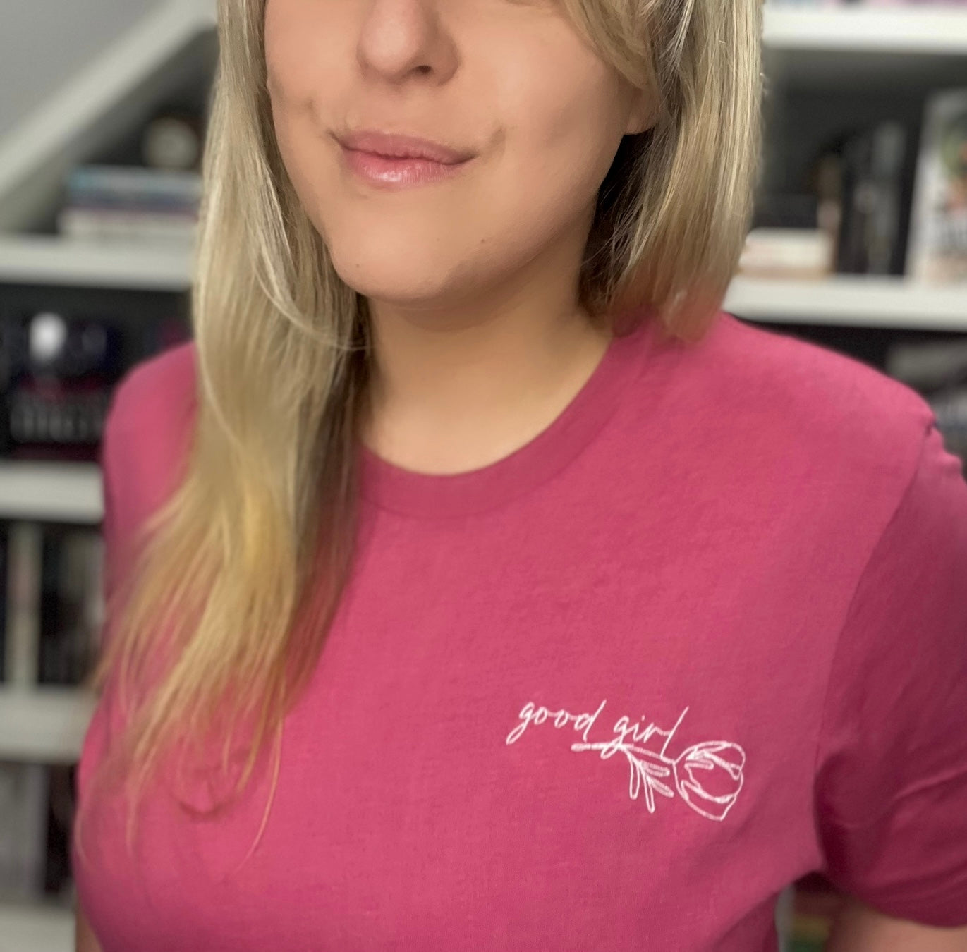 Good Girl Embroidered Unisex t-shirt - Novel Grounds