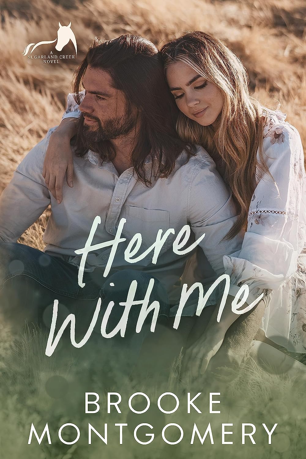 the cover of here with me by brooke montgomery