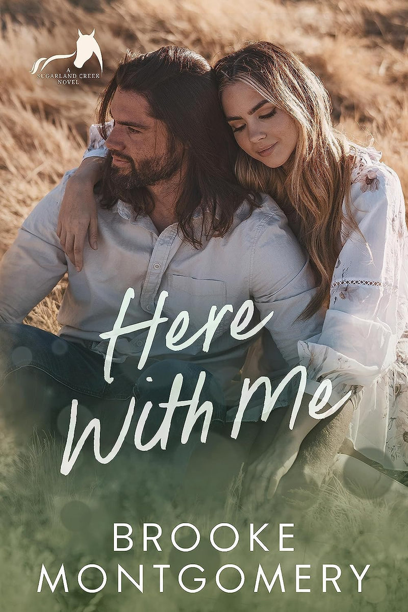 the cover of here with me by brooke montgomery